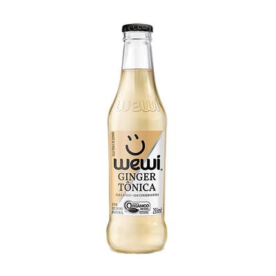 Água Tônica Ginger Orgânica 255ml Garrafa - Wewi Água Tônica Ginger Orgânica 255ml Garrafa - Wewi